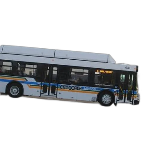 staff, 3d render, photorealistic, concept art, city, coach, bus, driving transparent PNG cut-out
