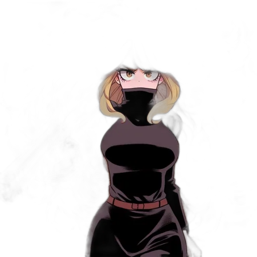 dress, crown, staff, hat, concept art, watercolor, anime, cartoon transparent PNG cut-out