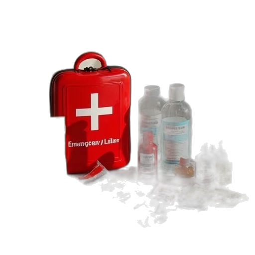 essential, emergency, disaster, kit transparent PNG cut-out