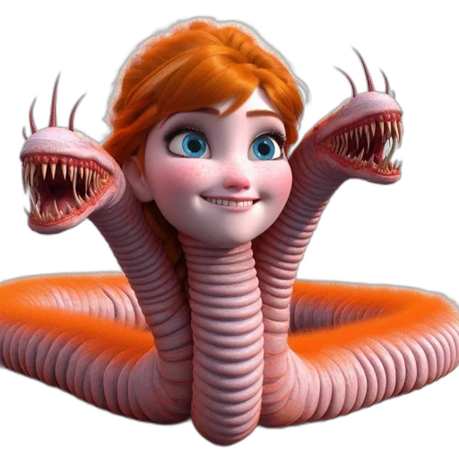 creature, animal, hair, 3d render, concept art, cartoon, photorealistic, underwater transparent PNG cut-out