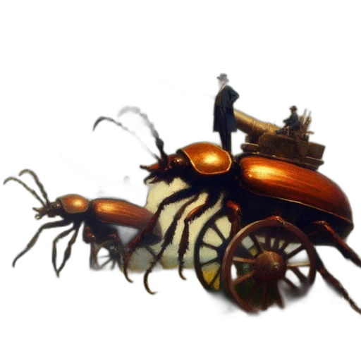 car, creature, animal, robot, concept art, fantasy art, 3d render, photorealistic transparent PNG cut-out