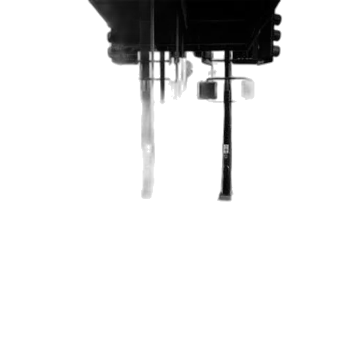 staff, umbrella, crown, robot, 3d render, concept art, photorealistic, pixel art transparent PNG cut-out