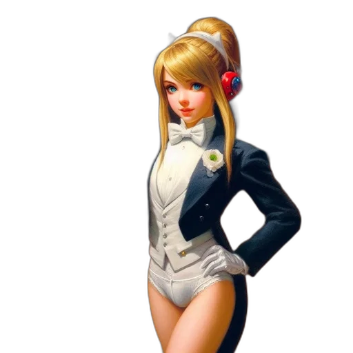 staff, dress, jacket, robot, concept art, pixel art, 3d render, fantasy art transparent PNG cut-out