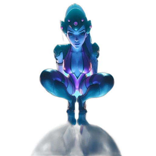 robot, jewelry, staff, crown, concept art, 3d render, fantasy art, vaporwave transparent PNG cut-out
