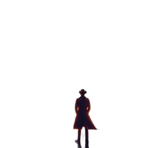 dress, robot, staff, umbrella, pixel art, concept art, anime, comic book art transparent PNG cut-out