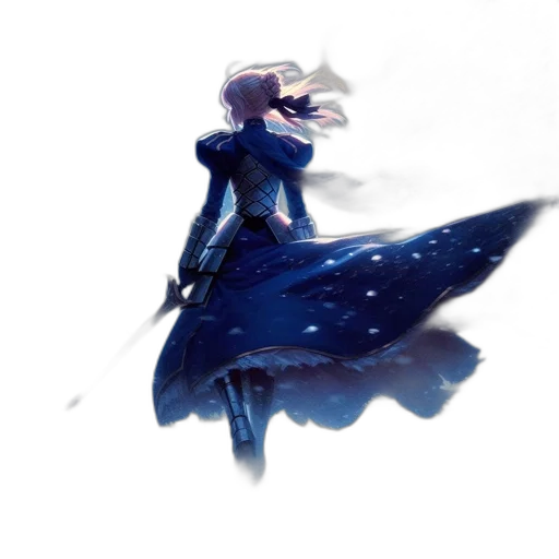 dress, crown, dragon, sword transparent PNG cut-out