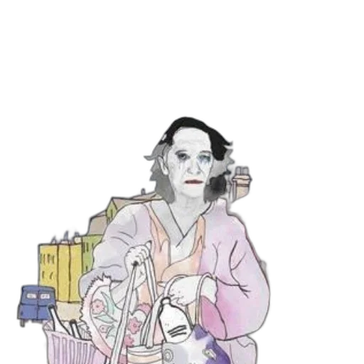 mask, staff, robot, face, vaporwave, concept art, anime, cyberpunk transparent PNG cut-out