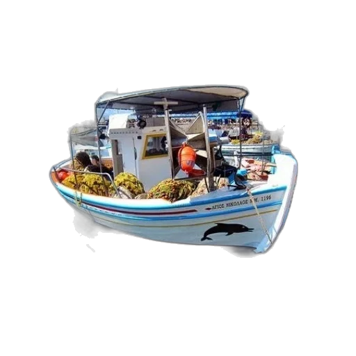 food, boat, dolphin, docked, pier transparent PNG cut-out