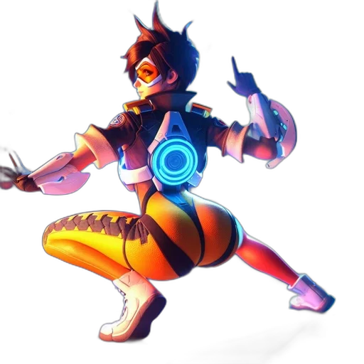 staff, robot, weapon, jacket, concept art, 3d render, pixel art, fantasy art transparent PNG cut-out