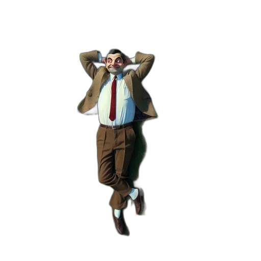 staff, jacket, furniture, 3d render, concept art, photorealistic, bean, relaxes transparent PNG cut-out