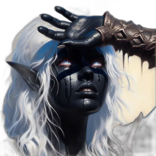 mask, face, crown, hair, fantasy art, concept art, photorealistic, comic book art transparent PNG cut-out