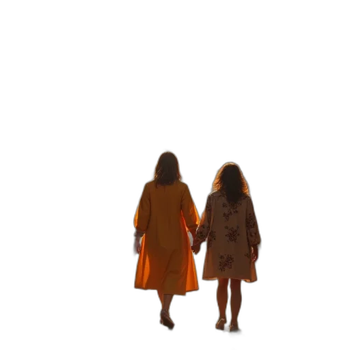 dress, jacket, hair, umbrella transparent PNG cut-out