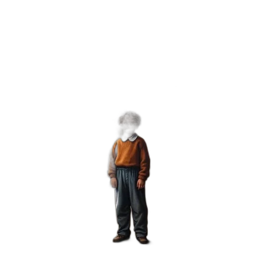 jacket, mask, robot, staff, 3d render, concept art, pixel art, photorealistic transparent PNG cut-out