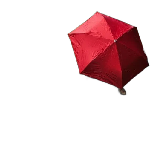 umbrella, hat, staff, flower, 3d render, photorealistic, concept art, pixel art transparent PNG cut-out
