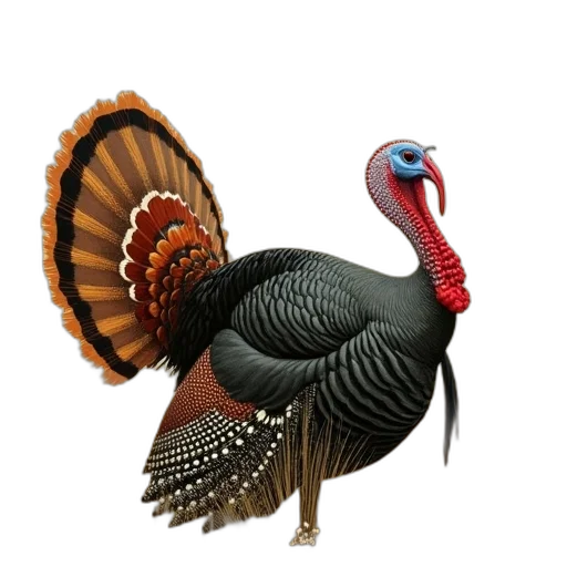 animal, food, 3d render, photorealistic, concept art, turkey, grass, duvet transparent PNG cut-out