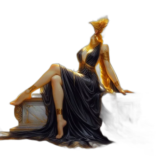 dress, furniture, crown, robot, concept art, fantasy art, pixel art, 3d render transparent PNG cut-out
