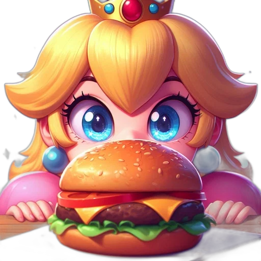 food, crown, animal, creature, concept art, 3d render, pixel art, fantasy art transparent PNG cut-out