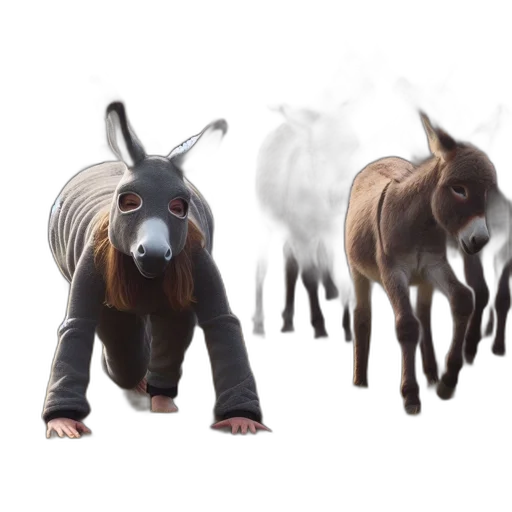 animal, creature, concept art, 3d render, photorealistic, fantasy art, grassy, field transparent PNG cut-out