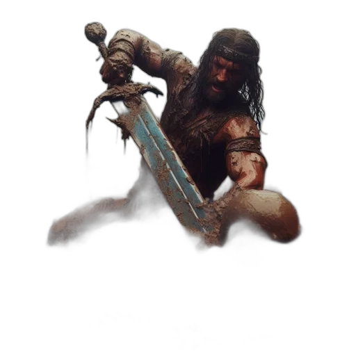 sword, weapon, staff, creature, fantasy art, concept art, photorealistic, 3d render transparent PNG cut-out