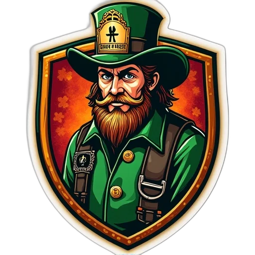 fantasy art, pixel art, concept art, comic book art, patrick, day, fireman, shield transparent PNG cut-out