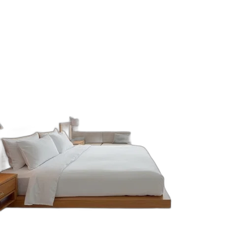 furniture, 3d render, photorealistic, earth tones, modern, hotel, room, large transparent PNG cut-out