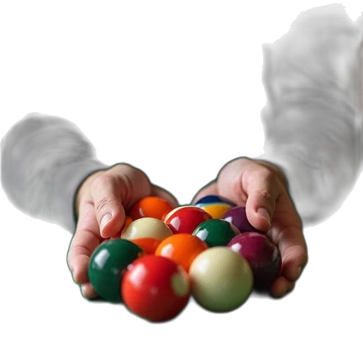 food, jewelry, weapon, jacket, 3d render, photorealistic, person, billiard transparent PNG cut-out