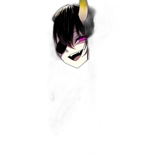 mask, face, creature, staff, anime, cartoon, concept art, pixel art transparent PNG cut-out