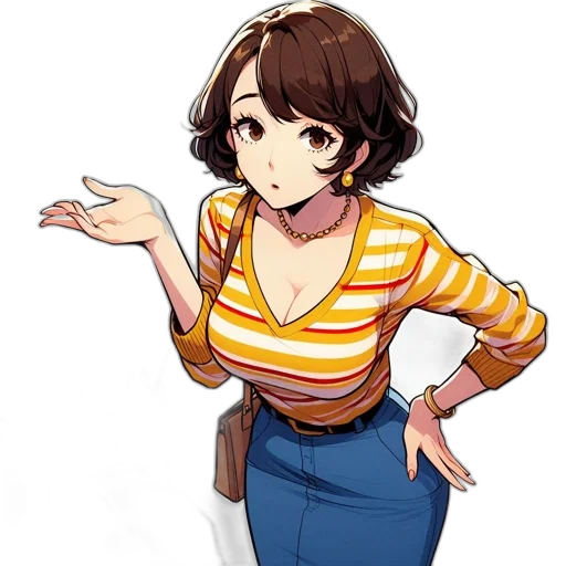 dress, staff, creature, jacket transparent PNG cut-out