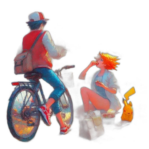 hat, jacket, concept art, watercolor, pixel art, 3d render, fog, fire transparent PNG cut-out