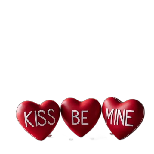 valentine, day-themed, decor, setup, variety, elements, foreground, there transparent PNG cut-out