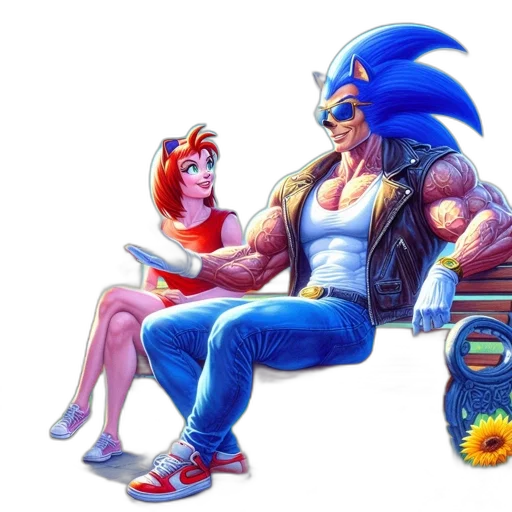 furniture, concept art, vaporwave, pixel art, comic book art, fire, neon lights, blue transparent PNG cut-out