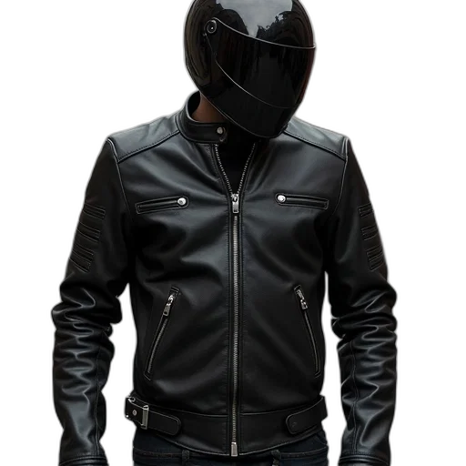 jacket, mask, 3d render, concept art transparent PNG cut-out