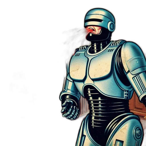 robot, concept art, comic book art, 3d render, fantasy art, domestic, scene, futuristic transparent PNG cut-out