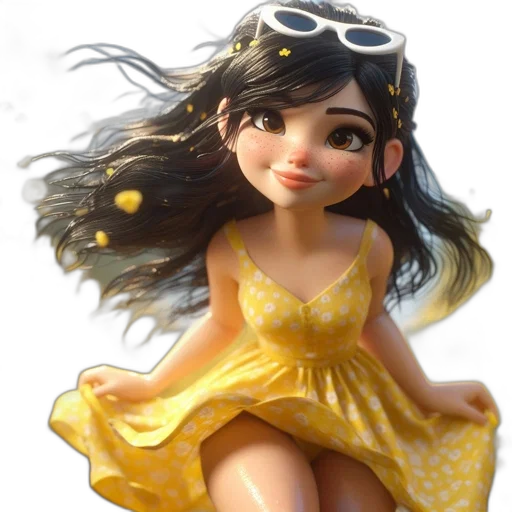 dress, jewelry, 3d render, photorealistic, fantasy art, cartoon, underwater, beach transparent PNG cut-out