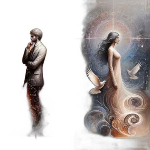 dress, fantasy art, concept art, photorealistic, oil painting, outer space, fire, night transparent PNG cut-out