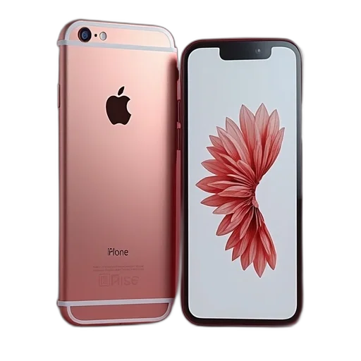 flower, 3d render, red, iphone transparent PNG cut-out