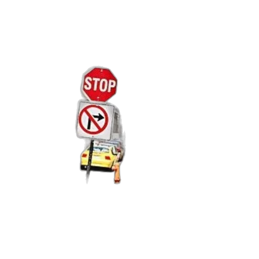 robot, car, staff, pixel art, stop, sign, right, turn transparent PNG cut-out