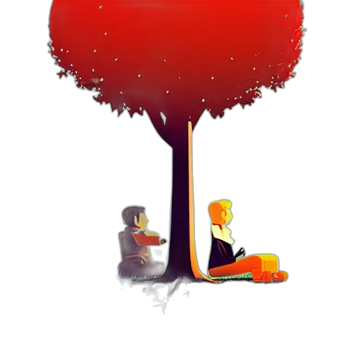 tree, crown, furniture, concept art transparent PNG cut-out