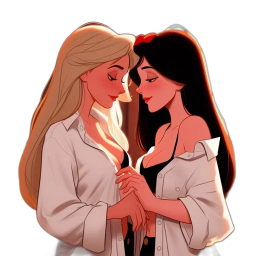 comic book art, concept art, fantasy art, cartoon, fire, neon lights, sunset, two transparent PNG cut-out