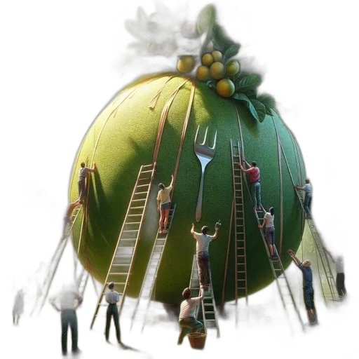staff, tree, umbrella, weapon, 3d render, concept art, photorealistic, fantasy art transparent PNG cut-out