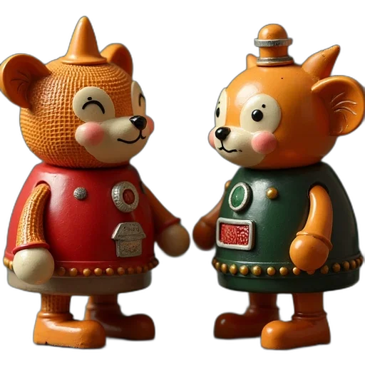 3d render, concept art, tin, talking transparent PNG cut-out