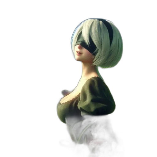 dress, hat, staff, face, 3d render, concept art, fantasy art, photorealistic transparent PNG cut-out