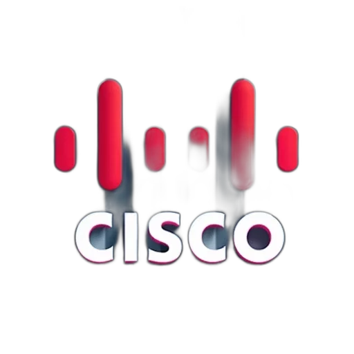 stylized, logo, cisco, systems, featuring, series, vertical, lines transparent PNG cut-out