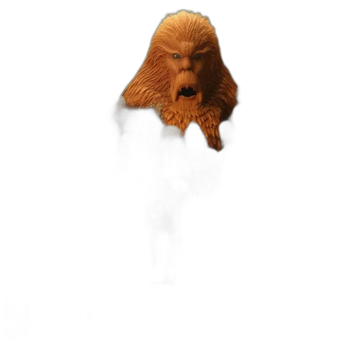 mask, hair, creature, face, concept art, photorealistic, 3d render, fire transparent PNG cut-out