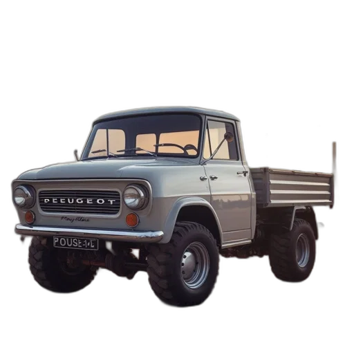 car, photorealistic, 3d render, concept art, vintage, light, gray, peugeot transparent PNG cut-out