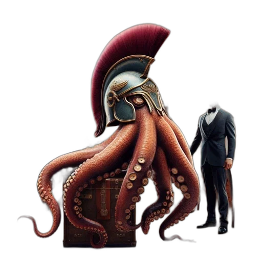 staff, creature, hat, jacket, concept art, fantasy art, 3d render, pixel art transparent PNG cut-out