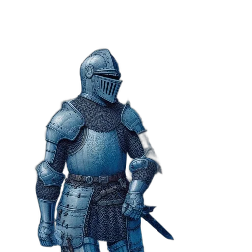 sword, weapon, staff, concept art, fantasy art, pixel art, 3d render, blue transparent PNG cut-out