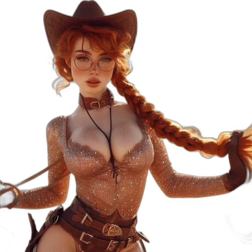 weapon, hat, fantasy art, concept art, photorealistic, 3d render, golden, woman transparent PNG cut-out