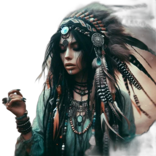 jewelry, staff, weapon, face, fantasy art, photorealistic, concept art, cyberpunk transparent PNG cut-out