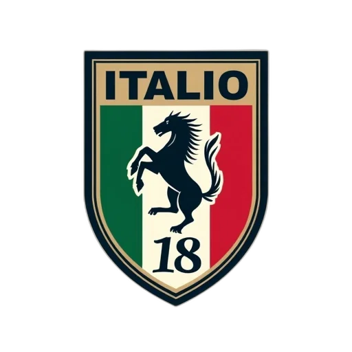 logo, italian, football, team transparent PNG cut-out